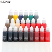 elecool tattoo practice ink set permanent makeup eyebrow eye line tattoo color microblading pigment for body beauty tattoo art