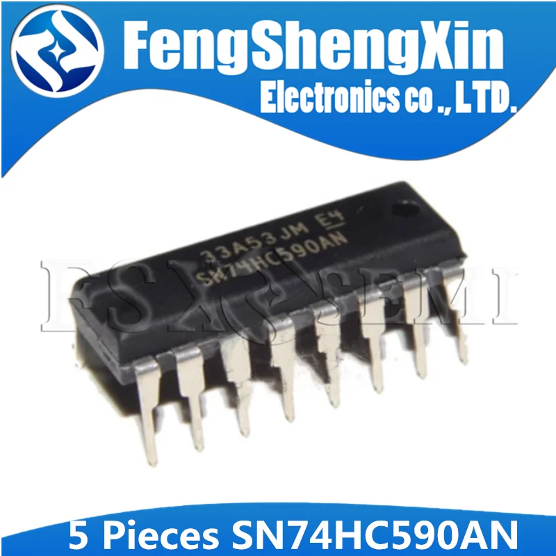 5 шт. 8 битные бинарные счетчики SN74HC590AN DIP16 SN74HC590 DIP 74HC590N 16 74HC590 HD74HC590AP SN74HC590N