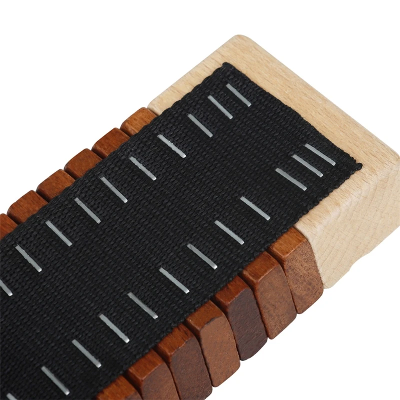 

87HF Wooden Toothed Wood,1 Wooden Toothed Row Children's Percussion Instrument