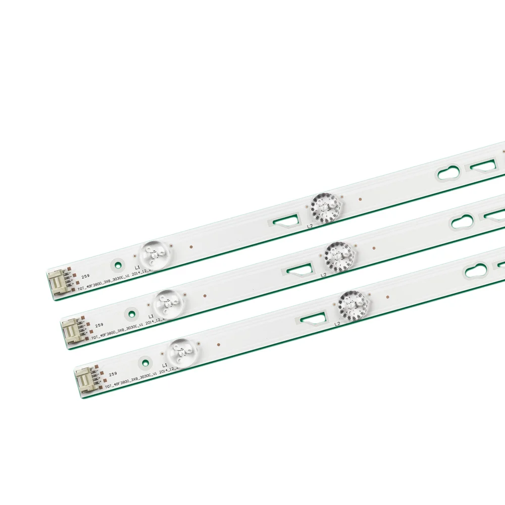 

6 PCS LED backlight strip for Toshiba L40F3301B 40A730U 40l2600 L40D2900F TCL F40S5916 40S305 TOT_40D2900 40HR330M08A6 V8