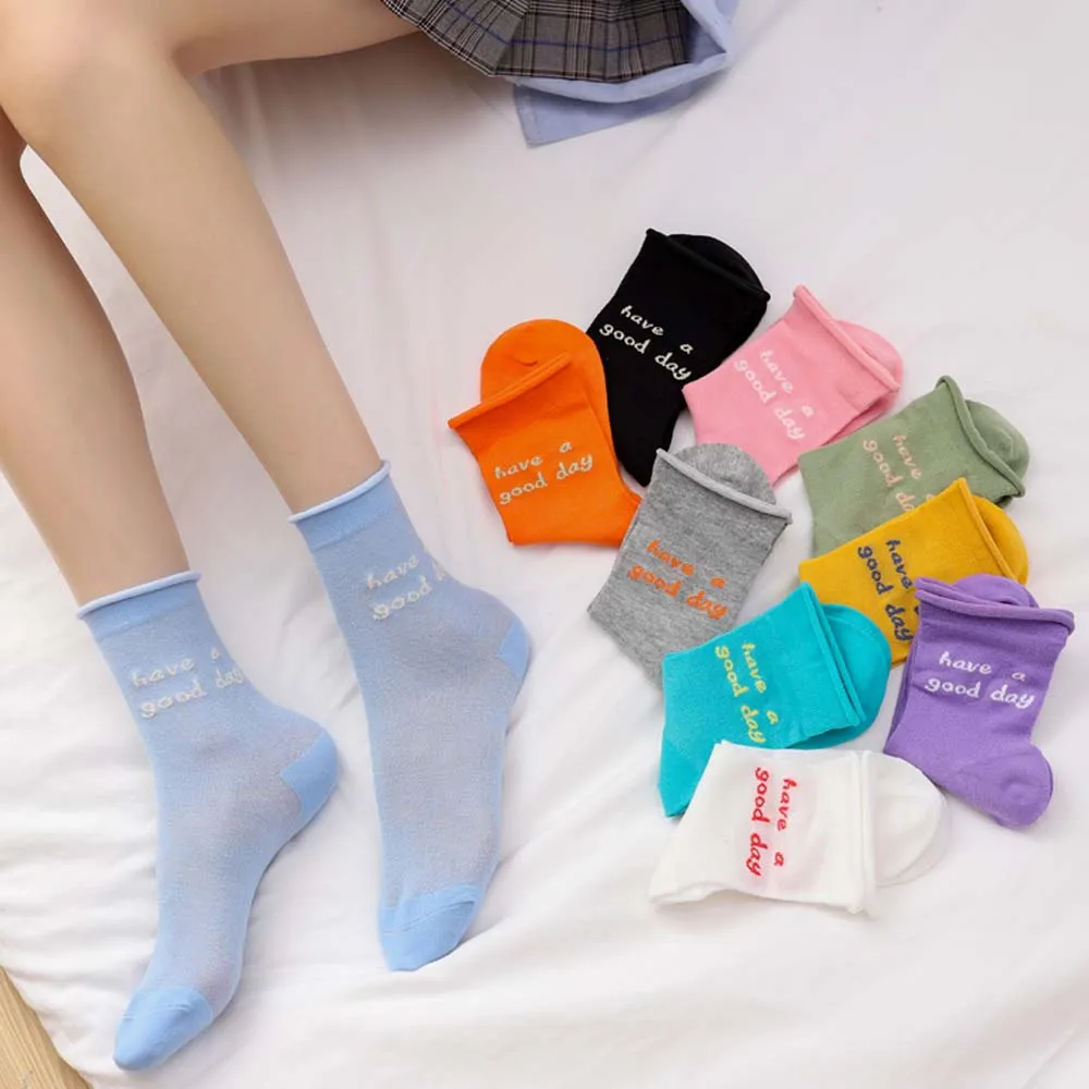 Летние женские носки свободные сетчатые без пятки хлопковые тонкие