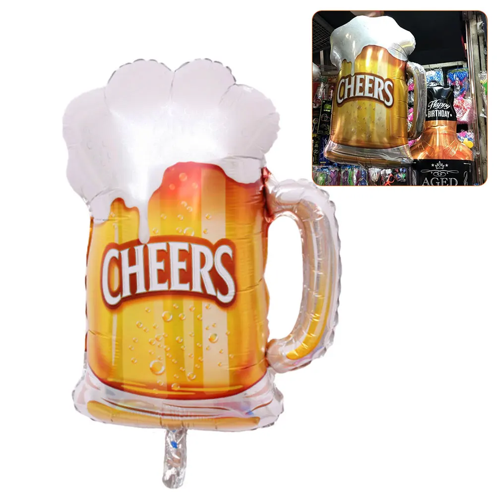 3 шт Вечерние шары из фольги пивная чашка жевательные для свадебных украшений
