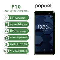 Global Version Poptel P10 Rugged Sports Smartphone 4GB RAM 64GB ROM Octa Core Android 8 1 NFC 3600mAh New Unlocked Mobile Phones