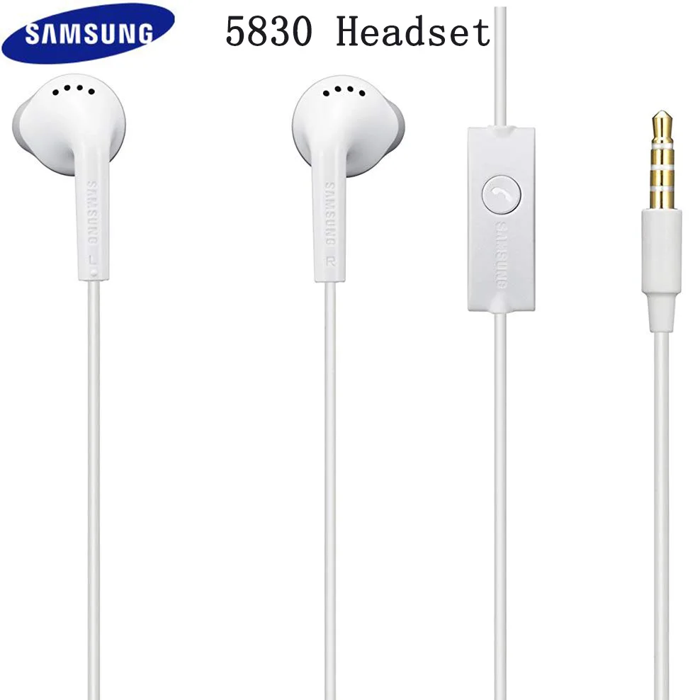 Наушники вкладыши SAMSUNG EHS61 проводные с микрофоном для Samsung S5830 S7562 xiaomi наушники
