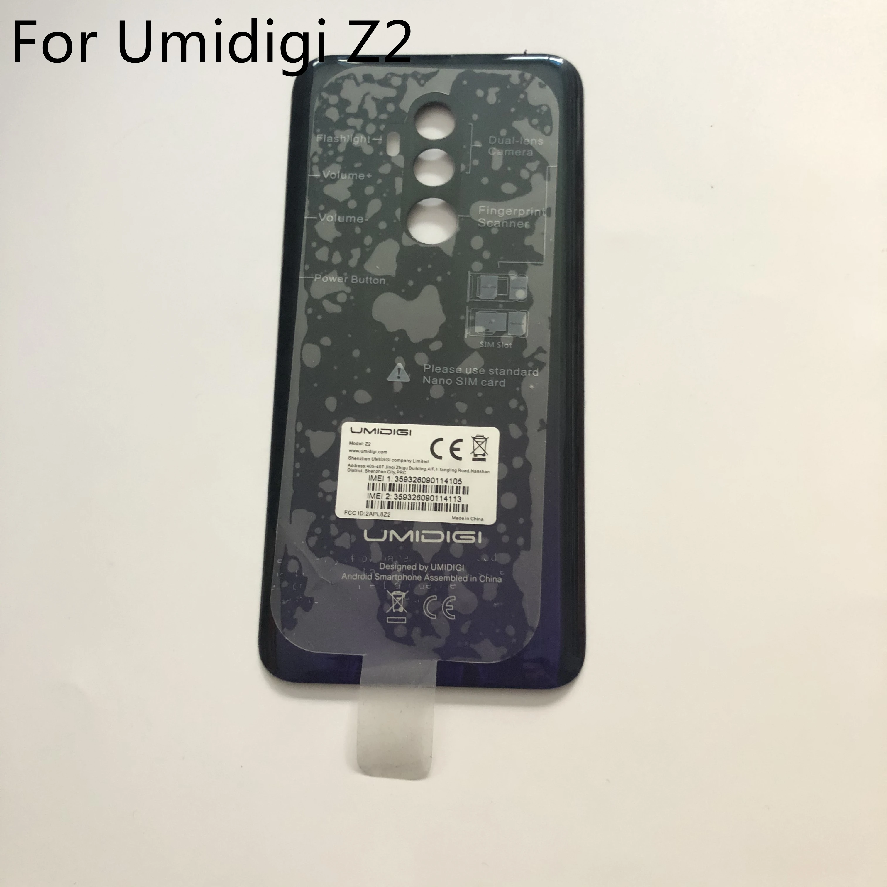 Umidigi Z2 Новый защитный чехол для аккумулятора задняя оболочка MTK6763 Octa Core 6 2 &quot2246x1080