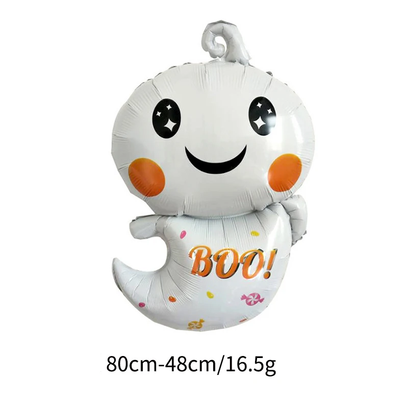 Шары на Хэллоуин летучая мышь тыква ведьма кот алюминиевая паук призрак дерево