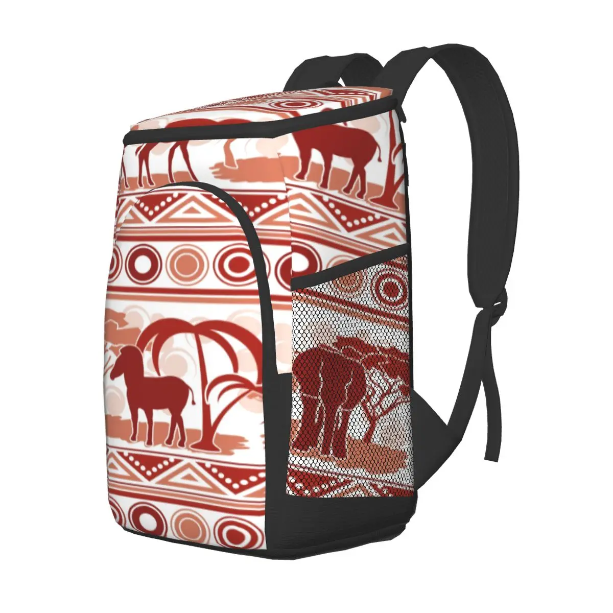 picnic cooler backpack african style waterproof thermo bag refrigerator fresh keeping thermal insulated bag free global shipping