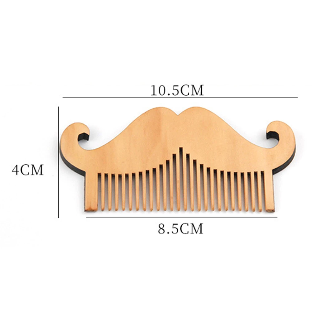 

Men Natural Peach Wood Comb Close Teeth Anti-static Detangling Hairbrush Beard Comb for Men Beard Hair Care Tools