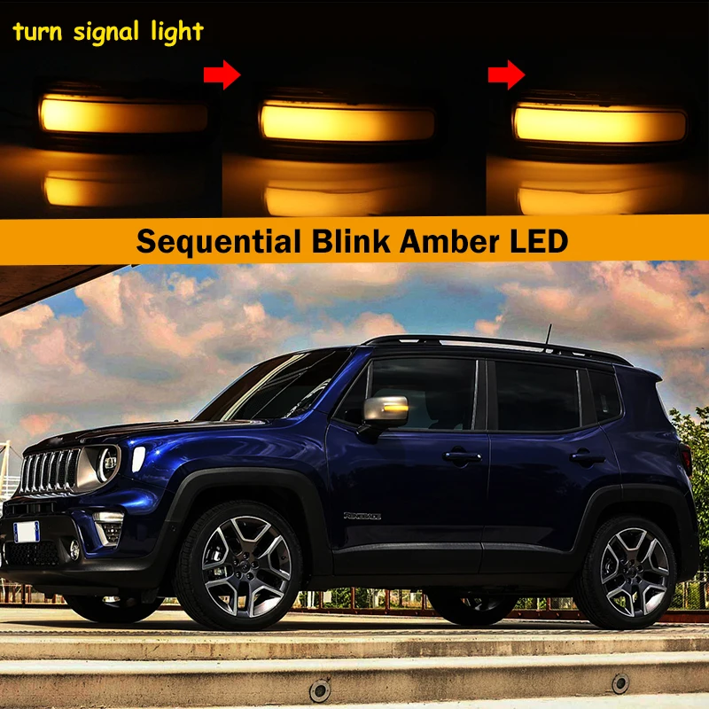 IJDM Янтарная Светодиодная лента с последовательной вспышкой боковое зеркало