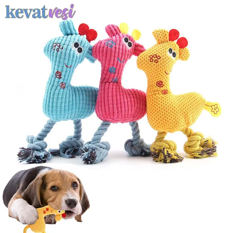 

Dog Toys for Large Dogs Plush Dog Toys Interactive Squeaky Chew Plush Toy Chihuahua Puppy Cleaning Tooth Training Dog Supplies