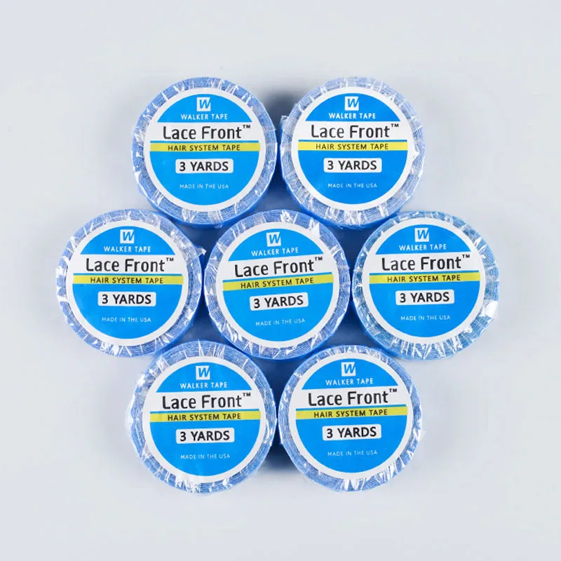 1 рулон 3 ярда синяя кружевная Передняя двусторонняя клейкая водонепроницаемая