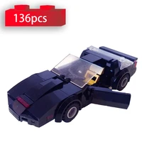 high tech sports car knight rider speed racing vehicle building blocks bricks collection diy toys for children gifts moc 10549