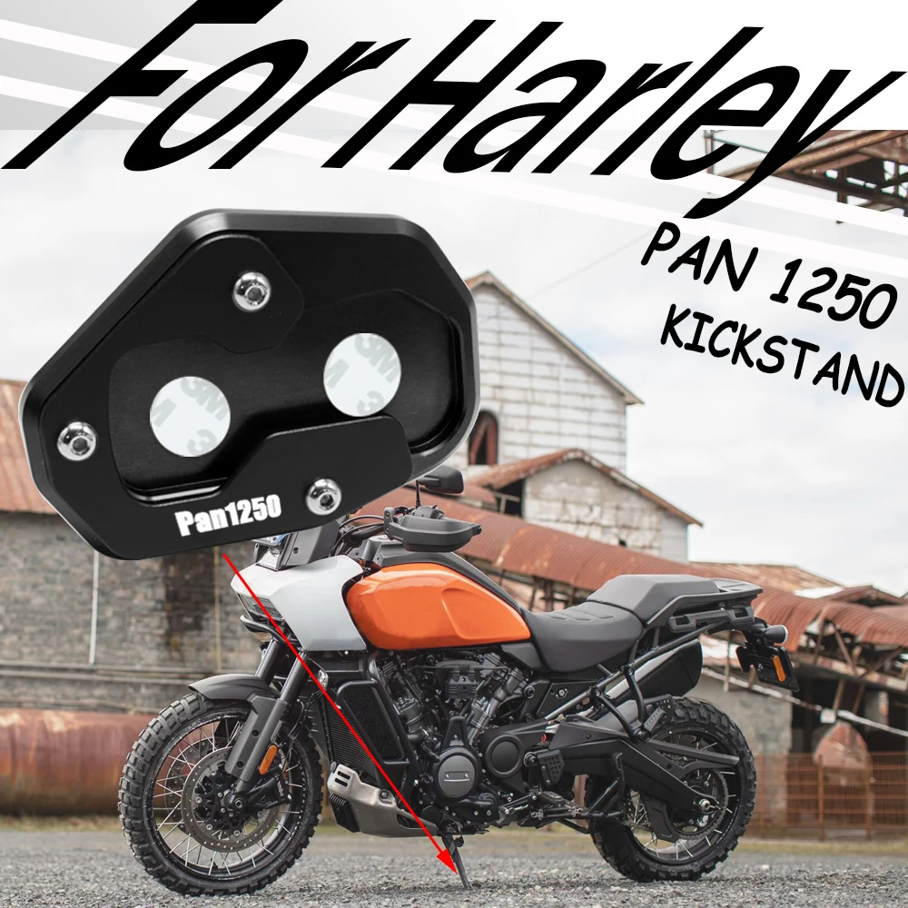 

Выдвижная подставка для мотоцикла, боковая подставка, увеличивающая подставка для Harley PAN America 1250 2021-Up
