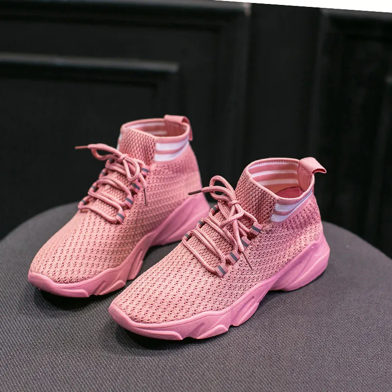 Высокие кроссовки Женская легкая дышащая Спортивная повседневная обувь