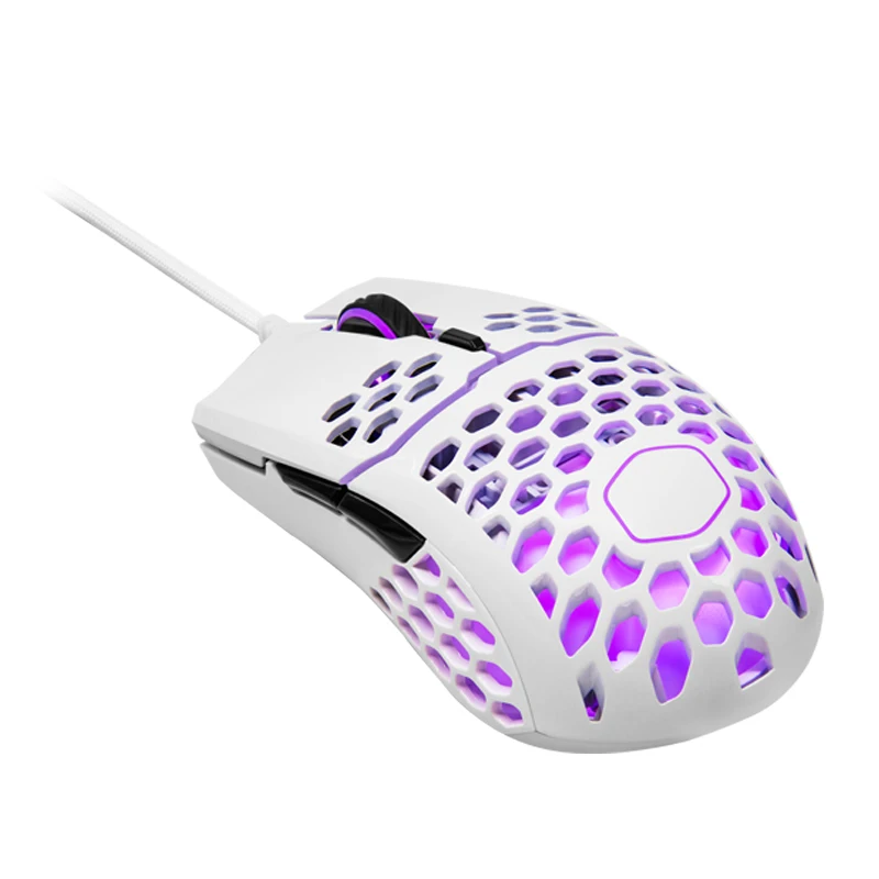 

Cooler Master MM711 60G Gaming Mouse With Lightweight Honeycomb Shell Ultraweave Cable and RGB Accents Pixart PMW 3389 16000 DPI
