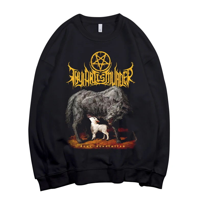 Толстовка с капюшоном Thy Art Is killing Pollover уличная флисовая толстовка изображением
