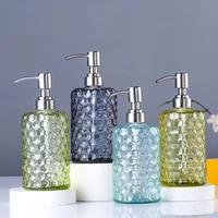 500ml glass soap dispenser simple bathroom shampoo bottles hair conditioner hand sanitizer liquid empty storage sub bottle