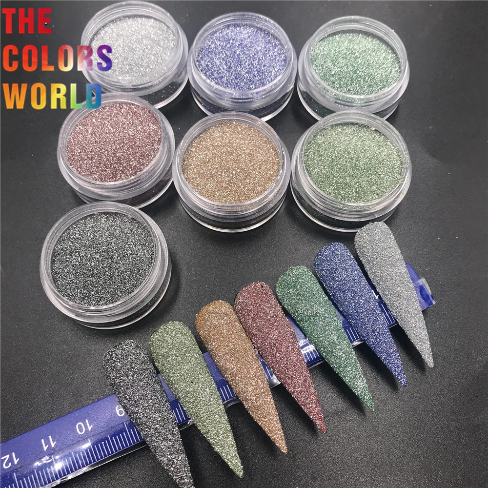 

TCT-453 Crystal Diamond Reflective Flash Powder Nail Glitter Nail Art Decoration Tumbler Crafts Accessories Festival Supplier