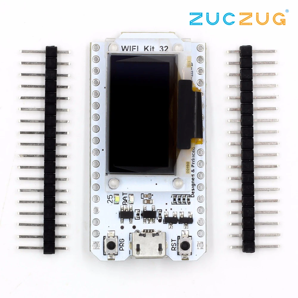 ESP32 Bluetooth WIFI комплект синий OLED 0 96 дюйма дисплей модуль CP2102 32 м Flash 3 В-7 в интернет