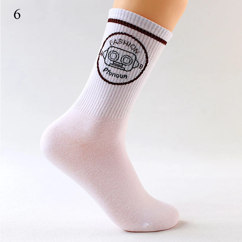 

Cartoon Cotton Socks Stockings Men's Women's Socks Middle Tube Cosplay Socks Autumn Winter Warm Socks Breathable Short Socks
