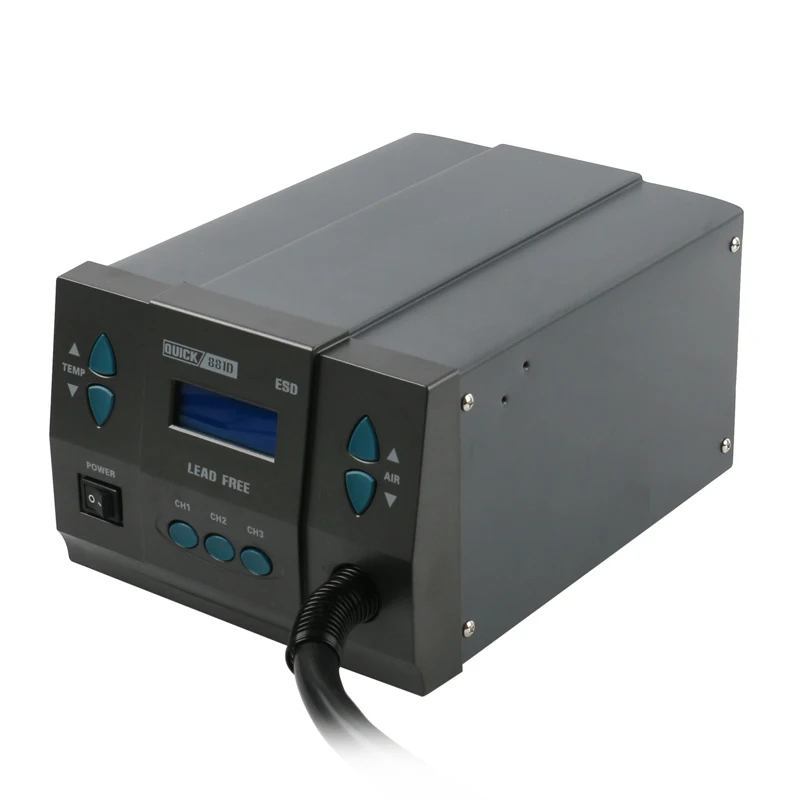Обновление Quick 861DW до 881D паяльная станция с ЖК дисплеем и горячим воздухом