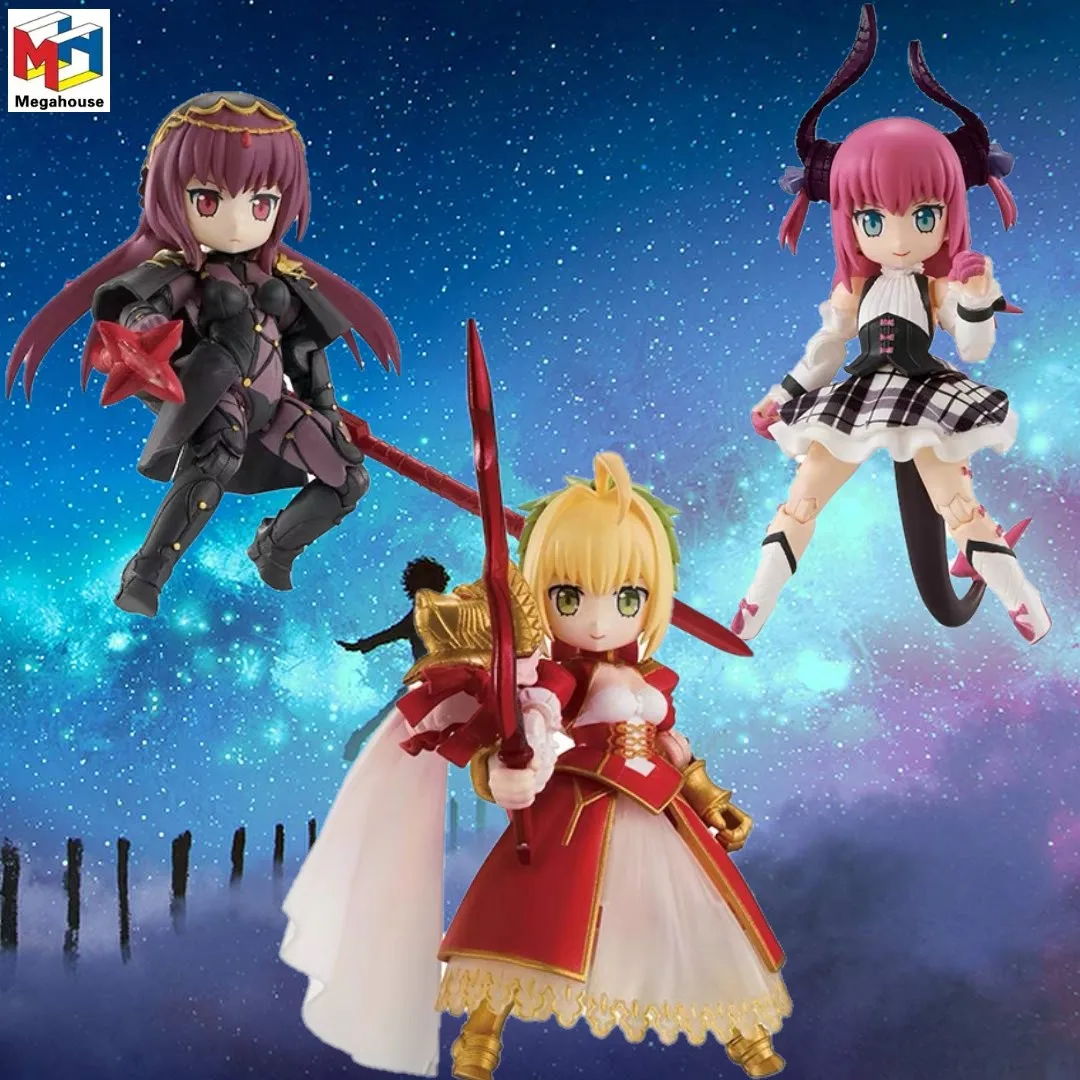 Fate Stay Night DESKTOP ARMY Desktop Force FGO Second Bomb Nero Claudius Caesar Augustus Germanicus Elizabeth BAThory Figure Toy images - 6