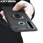 Чехол-накладка KEYSION для Realme 6i, 6 Pro, C3, 5i, 5 Pro, силиконовый, с магнитным кольцом-подставкой