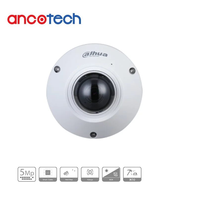 

Free Shipping DAHUA 5MP WizMind Fisheye Network CAMERA IPC-EB5541-AS