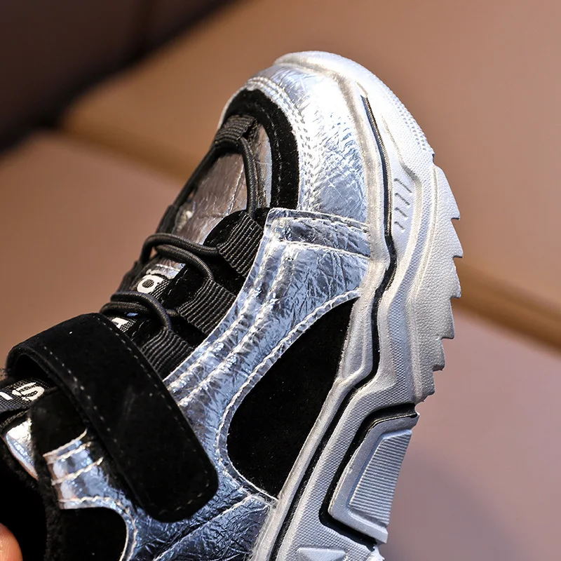 Детская спортивная обувь Корейская для мальчиков и девочек тренд осень зима 2020 |