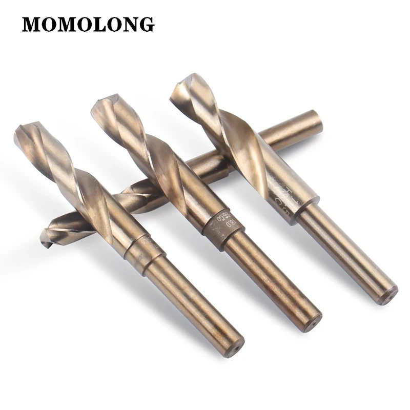 12.7mm Round Shank Reduced 1/2'' Twist Drill Bits Cobalt Hss Hole Saw Wood Iron Stainless Steel Aluminum 13-25mm