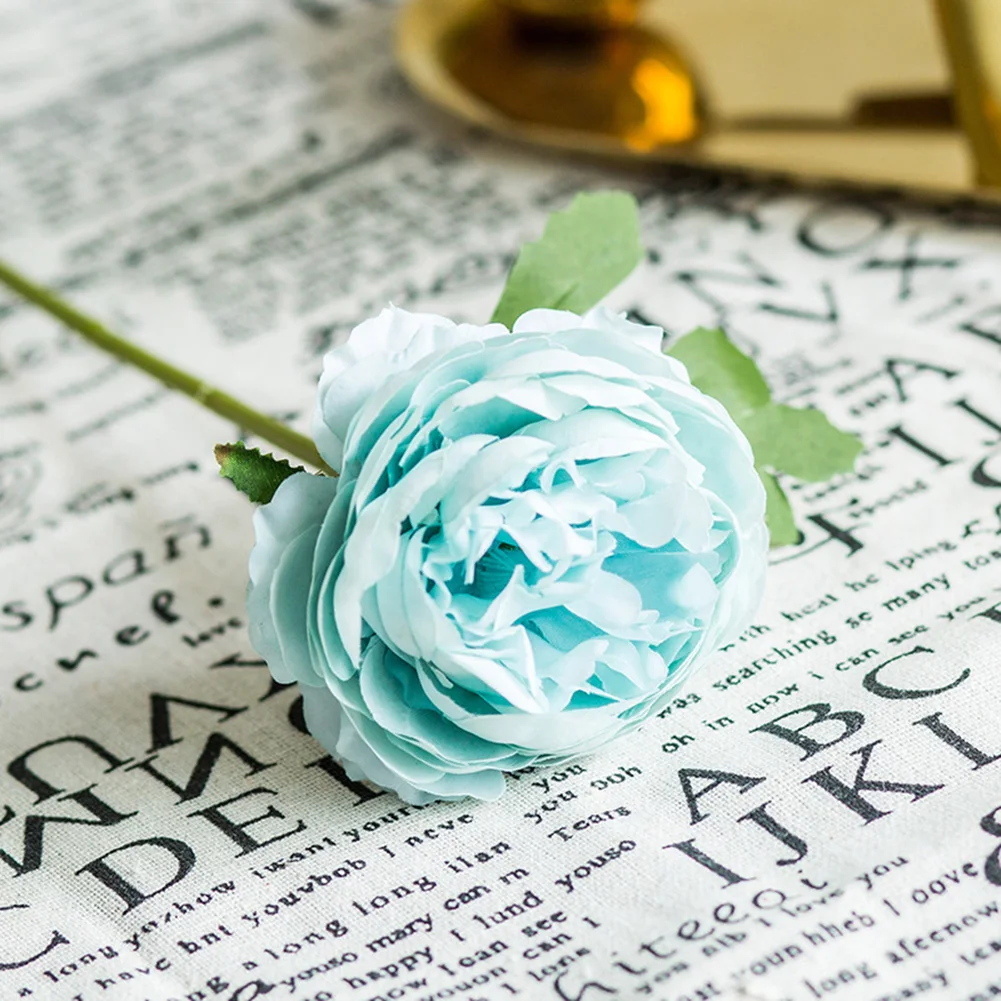 Искусственный цветок пиона для сцены недорогая фотография сада свадьбы вечерние