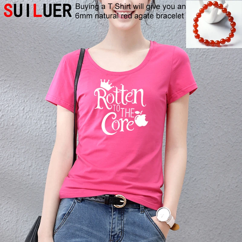 

rotten to the core evil queen Print Women tshirt Cotton Casual Funny t shirt For Lady Girl Top Tee Hipster Drop Ship SL-193