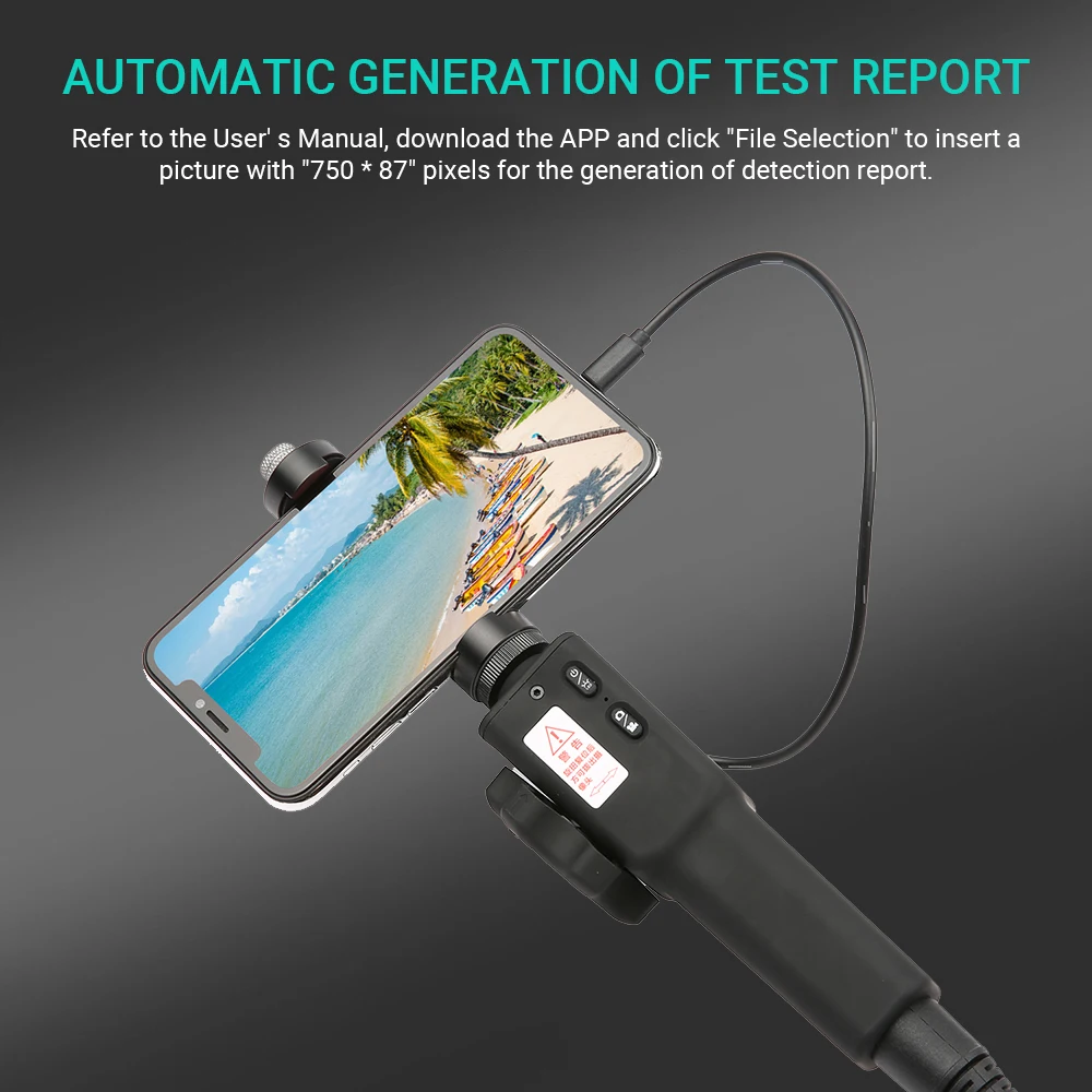 

Multifunctional Steering Endoscope Camera Photo Taking Video Recording Industrial Steerable HD Endoscope USB 1080P 5.5mm Lens