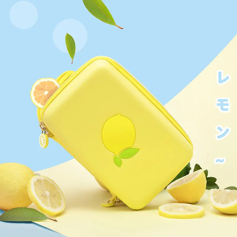 Портативный чехол-сумка для nintendo Switch, Сумка с лимоном, EVA, Жесткий Чехол, корпус NS, коробка для хранения, аксессуары для игровой консоли kingd Switch