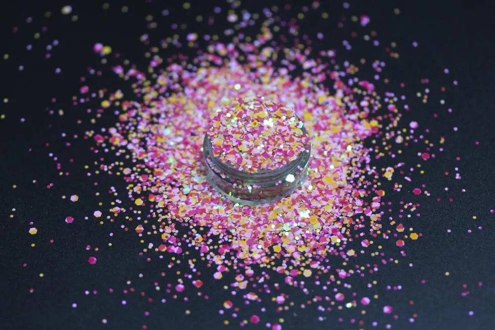 Блестки для ногтей блестящие хлопья ломтики маникюрная сетка квадратные блестки