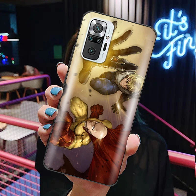 Чехол для телефона One Punch Man Youth Phone Redmi Note 10 10X 10T Pro 4G 5G черный водонепроницаемый