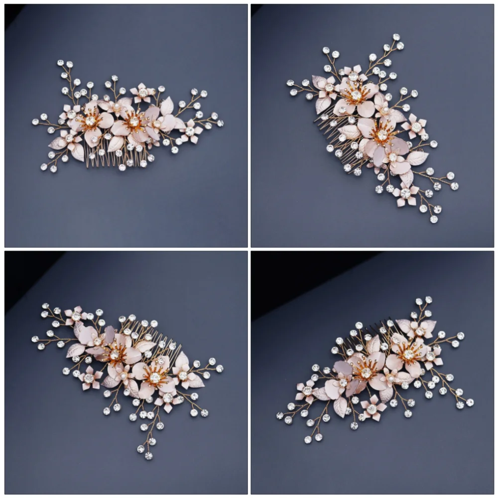 

1 Pc Practical Comb Creative Beautiful Hair Accessory Hair Jewelry (Golden)