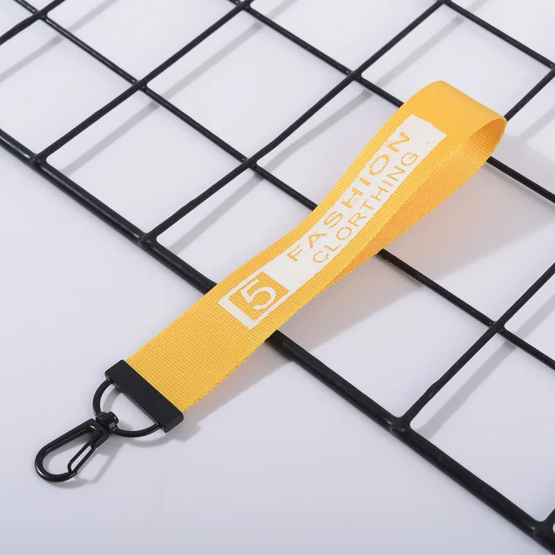 Модные буквы ленточный брелок креативная ткань id карта мобильный телефон