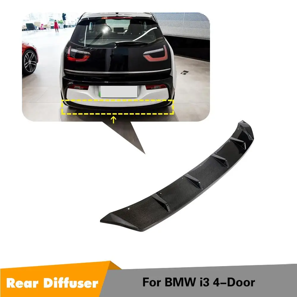 Автомобильный диффузор для заднего бампера спойлер BMW I3 2014-2020 из углеродного