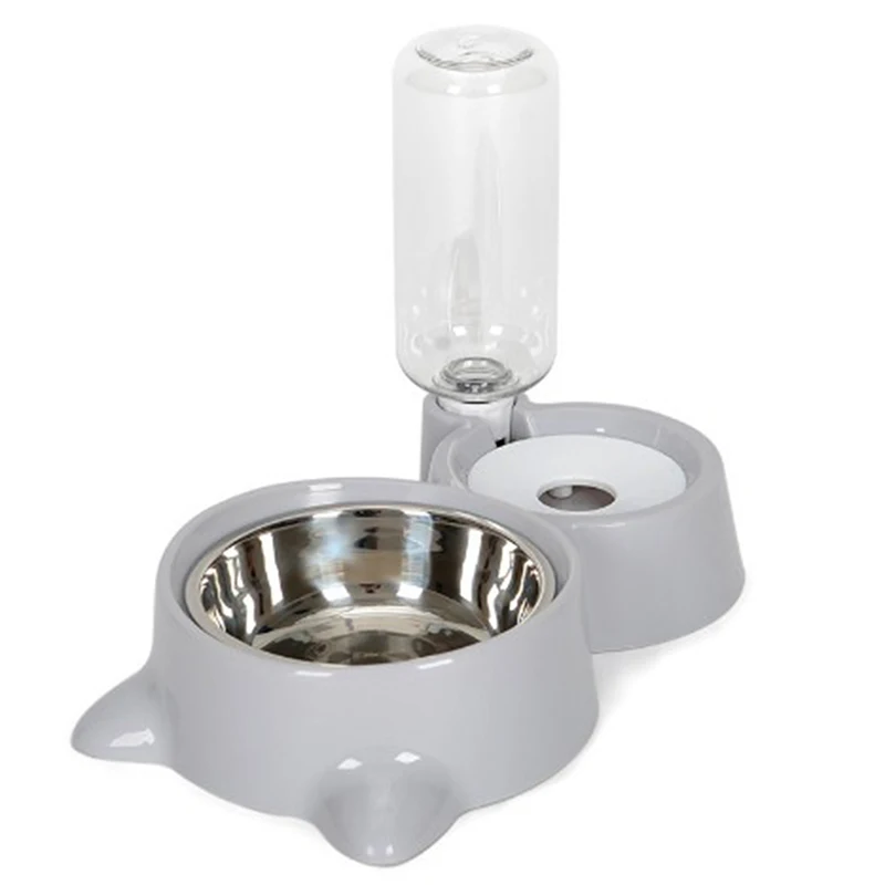 Миска для домашних животных автоматическая кормушка собак кошек миска еды с