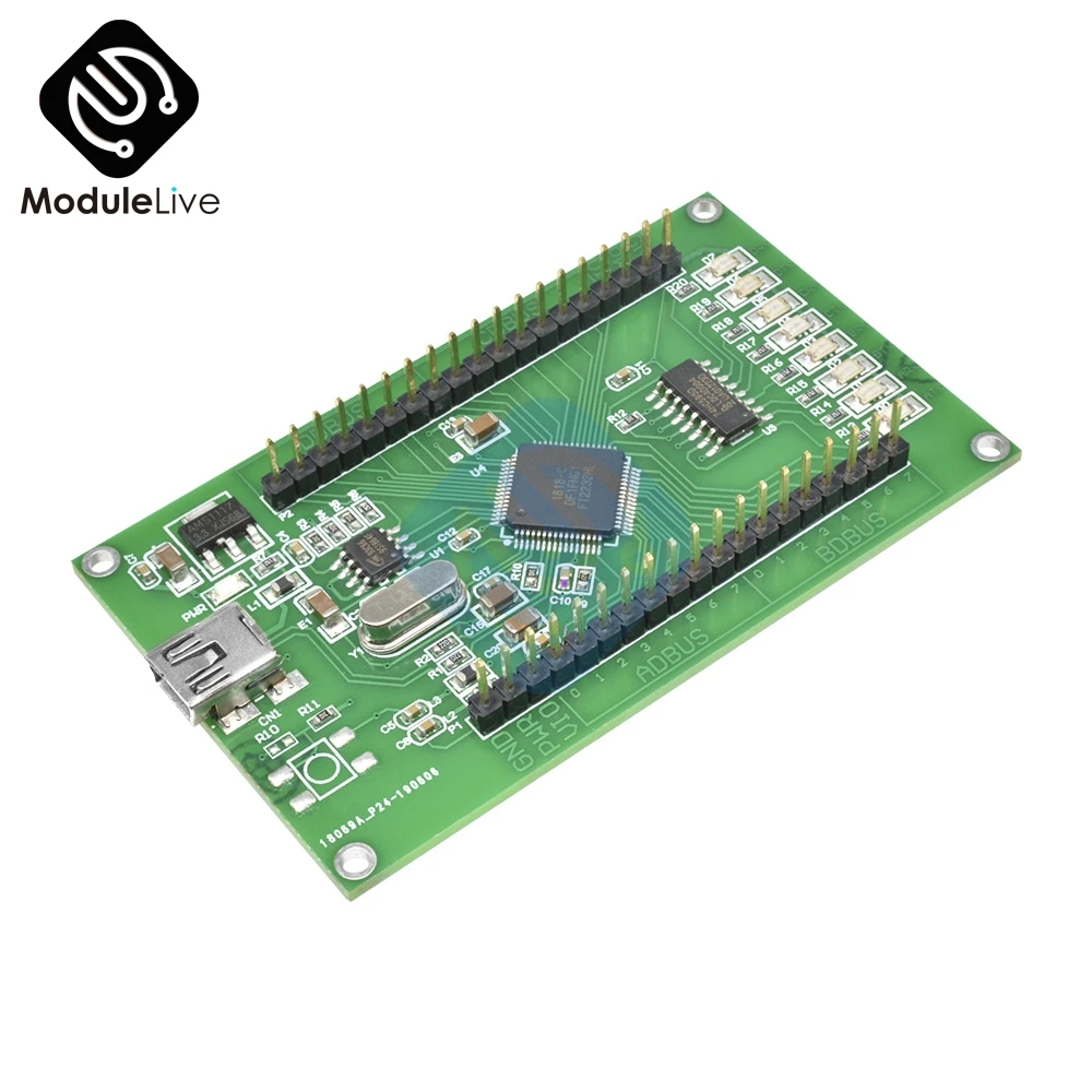 Обучающая плата FT2232HL FT2232H MINI FT4232H UM232H макетная модуль USB в SPI инструменты с двойным