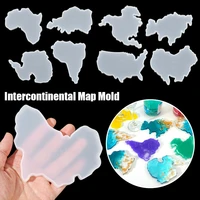 intercontinental map mold silicone molds for epoxy resin seven continents map coaster mould teacup mat tray mold