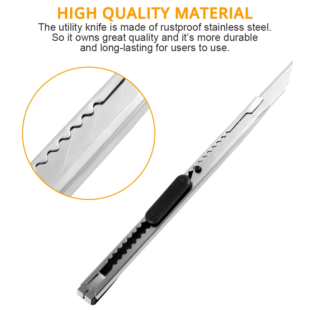 С низким содержанием углерода сплава Сталь Ножи 10 шт./упак. 9 мм нож для резки