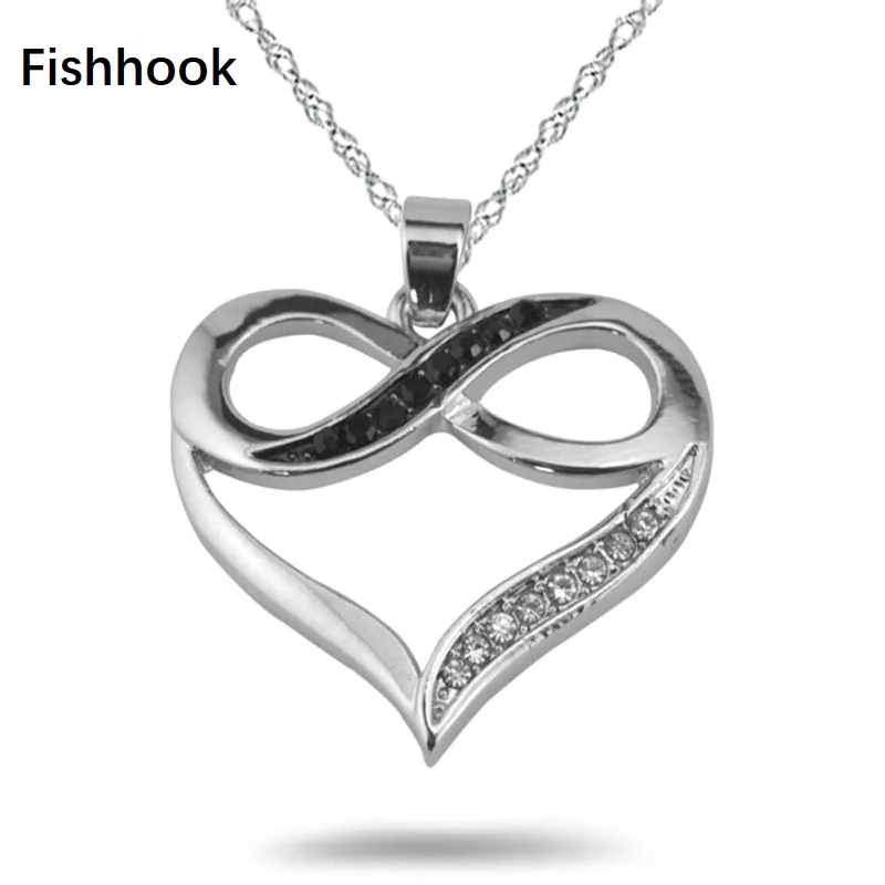 Fishhook Бесконечность сердце кристалл циркон камень волна воды пульсация эффектная