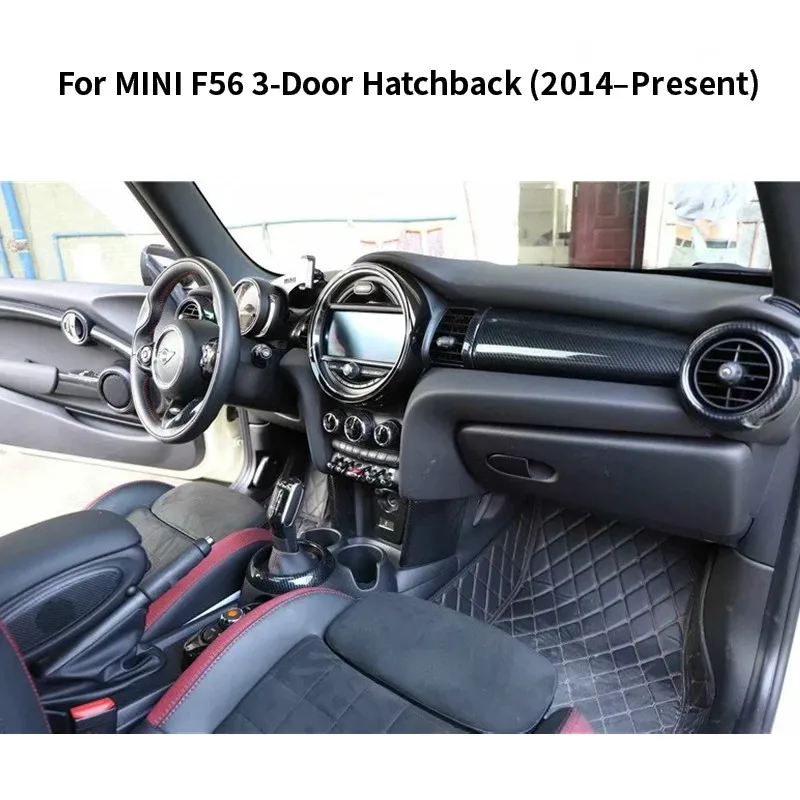 Наклейки для BMW MINI F56 аксессуары украшения интерьера автомобиля из углеродного