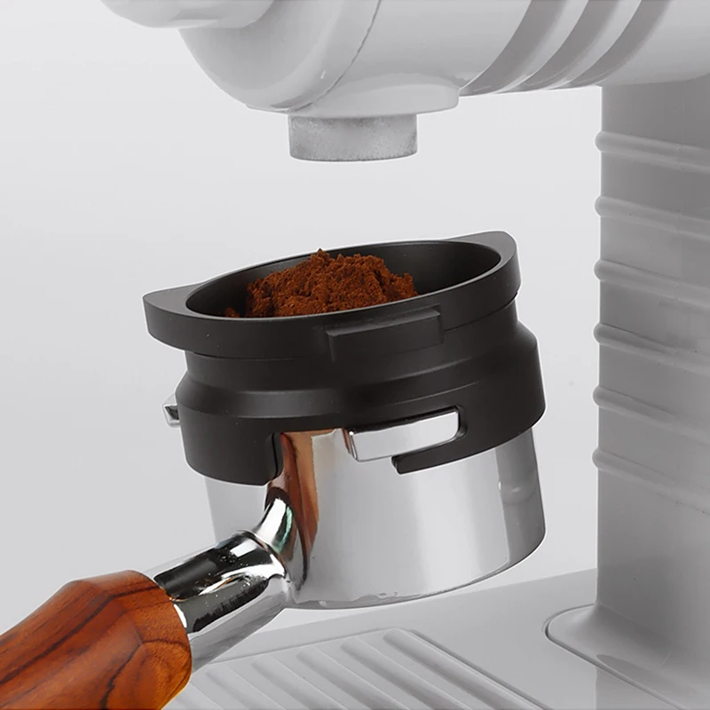 

Hands-Free Dosing Funnel, 54mm Dosing Funnel with Grinder Trigger Fits Breville 54mm Portafilters