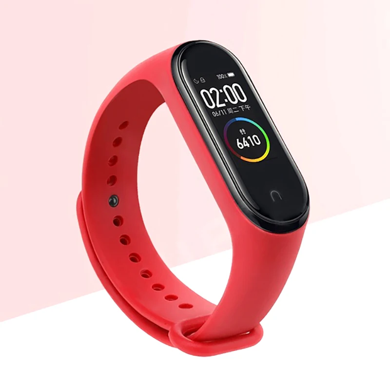 Топ mi Band 3/4 ремешок силиконовый ремешок браслет аксессуары для Xiaomi mi Band 3/4 Smart