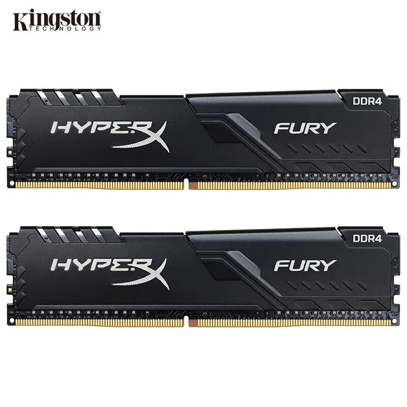 Оперативная память Kingston HyperX FURY DDR4 4 ГБ 8 ГБ 16 ГБ 2400 МГц 2666 МГц 3000 МГц 3200 МГц ОЗУ 4 ГБ 8 ГБ 16 ГБ 1,2 в-DDR4 288pin DIMM