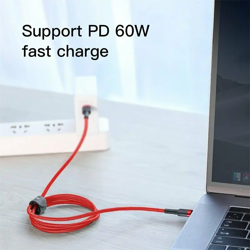 Baseus usb type-C кабель для USB C кабель для samsung S10 Xiaomi телефон с помощью USBC PD Быстрая зарядка зарядное устройство Шнур USB-C type-C кабель