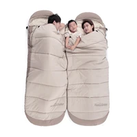 naturehike outdoor ultralight sinlge sleeping bags widened down cotton 1 person winter camping sleeping bag can spliced autumn